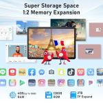 Blackview 10-Inch Android 15 Tablet, Octa-Core, 12GB/128GB