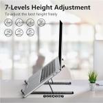 Foldable Laptop Stand with Heat Dissipation - Black