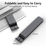 Foldable Laptop Stand with Heat Dissipation - Black