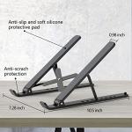 Foldable Laptop Stand with Heat Dissipation - Black