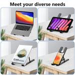 Foldable Laptop Stand with Heat Dissipation - Black