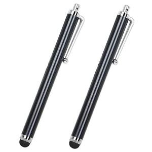 Black Stylus Pens for Phones and Tablets - 2 Pack