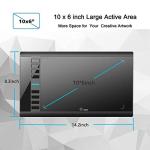 UGEE M708 10x6 Inch Drawing Tablet with Pen