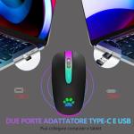 KBCASE Wireless RGB Backlit Bluetooth Gaming Mouse