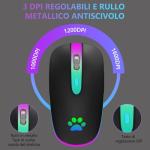 KBCASE Wireless RGB Backlit Bluetooth Gaming Mouse