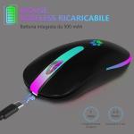 KBCASE Wireless RGB Backlit Bluetooth Gaming Mouse