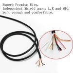ABLET Replacement Audio Cable for Sennheiser Headsets