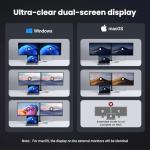 UGREEN Revodock 6-in-1 USB-C Docking Station with Dual Monitor