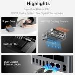 Beelink GTR7 PRO Mini Gaming PC Ryzen 9