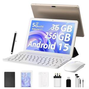 FLYCOAY 10" Android 14 Tablet with Keyboard