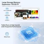 FLYCOAY 10" Android 14 Tablet with Keyboard