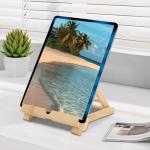 Folding Tablet Stand with Charging Hole for Desks