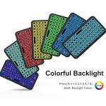 Compact Wireless Backlit Keyboard with Adjustable Brightness
