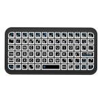 Compact Wireless Backlit Keyboard with Adjustable Brightness