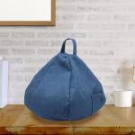 Linen Tablet Holder with Cushion and Pockets