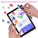 10" Android Tablet with Case and Stylus Pen