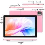 10-Inch Android 14 Tablet with Keyboard and Stylus