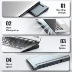 PWAYTEK USB C Dual Monitor Docking Station