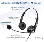 Callez 5 Pack USB Headset with Microphone, Noise Cancelling