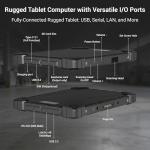 Rugged 10.1" Outdoor Tablet with Win 11 Pro
