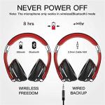 Caffia Lightweight Wired/Wireless Headphones with Mic