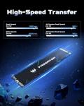 Acer Predator 1TB M.2 NVMe SSD - 7200 MB/s