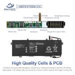 ANTIEE 60Wh Laptop Battery for Huawei MateBook