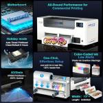 DSV A3+ Plus XP600 DTF Printer with Multi-Function Touch Screen
