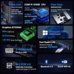 Mavsloly Mini Gaming PC with Core i9 and RTX 3060
