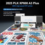 PLK DTF A3 Printer with Dual White Ink System