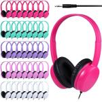 Gaosen 40 Pack Classroom Headphones with 3.5mm Jack