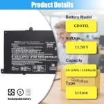 GlottyBatt GD03XL Battery for HP Envy x360