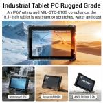 Rugged Waterproof Tablet with Win 11 and 4G LTE