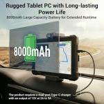 Rugged Waterproof Tablet with Win 11 and 4G LTE