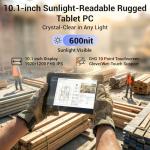 Rugged Waterproof Tablet with Win 11 and 4G LTE