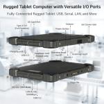 Rugged Waterproof Tablet with Win 11 and 4G LTE
