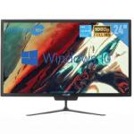 SIMPLETEK 24" All-In-One PC with Wireless Keyboard