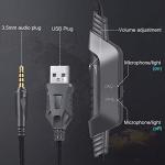 RGB Gaming Headset with LED Lights for PC/PS4/Xbox