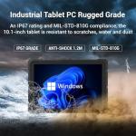 Durable 10.1" Outdoor Tablet with Win11 Pro
