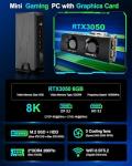WEIDIAN Mini Gaming PC RTX 3050 i7 64GB 1TB