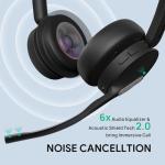 Yealink WH64 Wireless Headset with 26H Talk Time