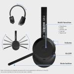GEQUDIO GB-2 Wireless Bluetooth Headset with Mic