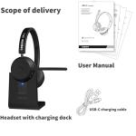 GEQUDIO GB-2 Bluetooth Headset with Microphone