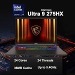 MSI Vector 16 HX Gaming Laptop - 64GB RAM