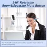 BANIGIPA Wireless Bluetooth Headset with Microphone