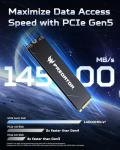 Acer Predator 1TB Gen5 M.2 NVMe SSD