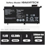 BLESYS 43.3Wh Battery for Huawei Matebook D