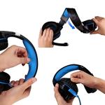 Belovedkai 3.5mm Gaming Headset with Mic and LED