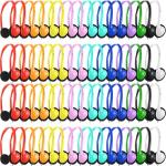 Bulk 100 Pack Wired Headphones for Kids