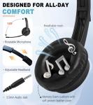 Kids Classroom Headphones with Mic - 20 Pack